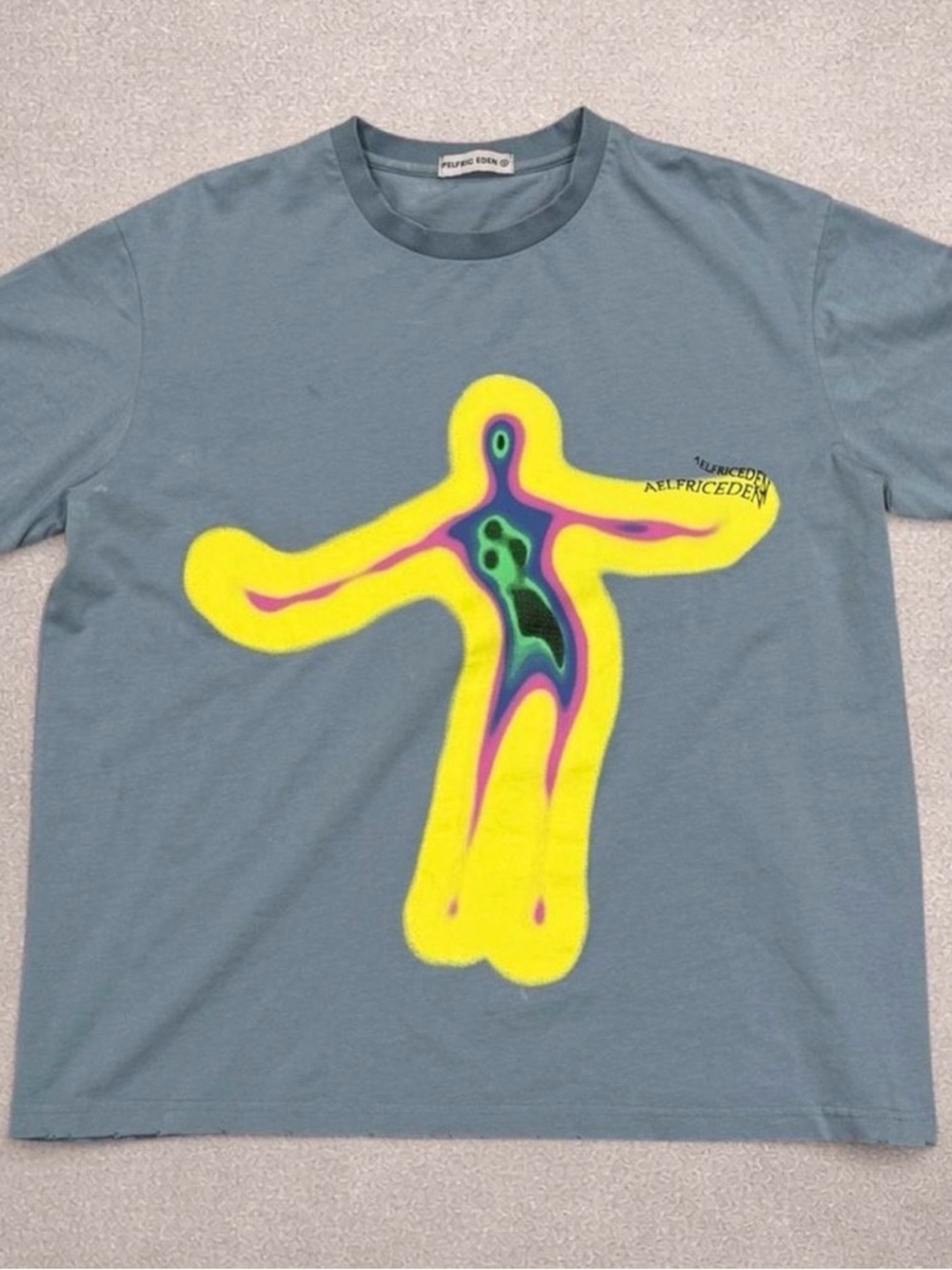Aelfric Eden Oversized Blue Graphic Tee